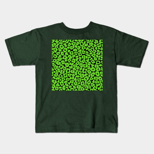 Animal Skin with African Color Style Kids T-Shirt by Tilila